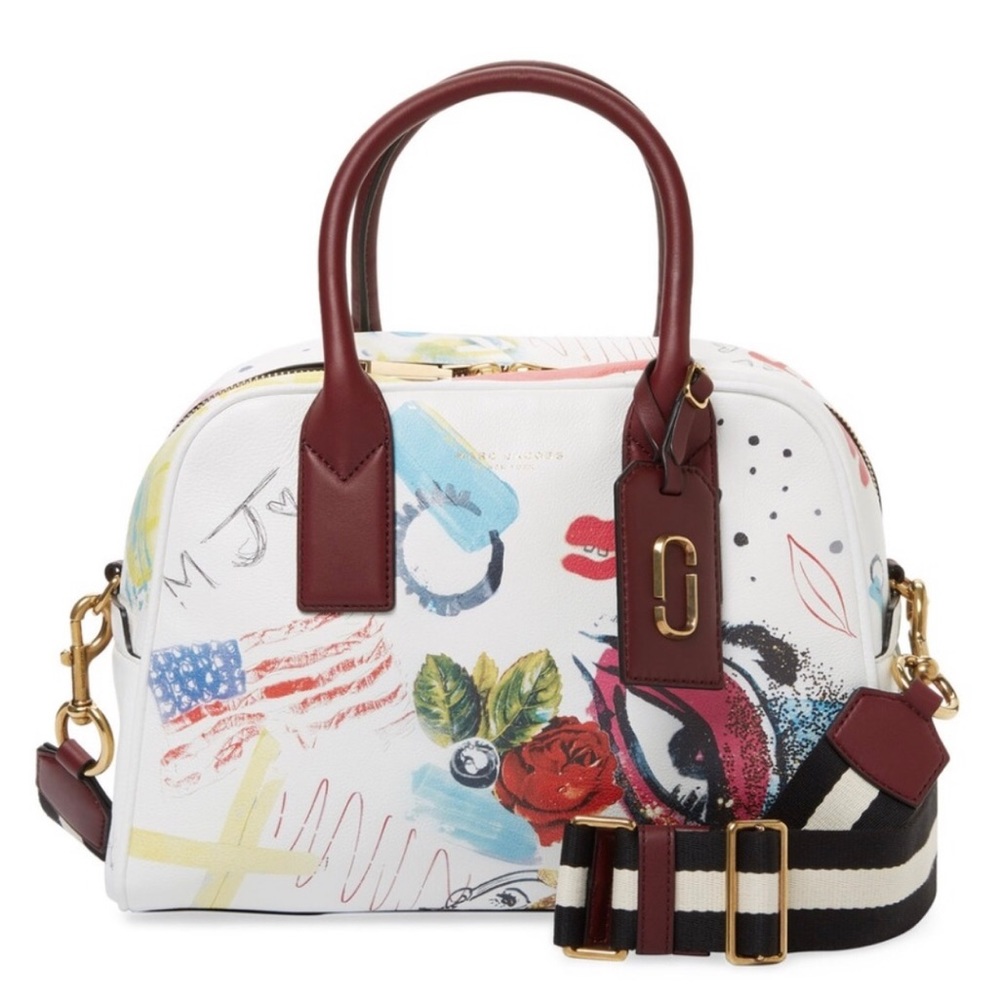 Pre owned Marc Jacobs Collage Leather Saddle Bag ⭐️